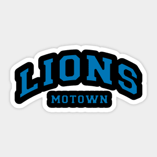 Detroit Lions Motown Sticker